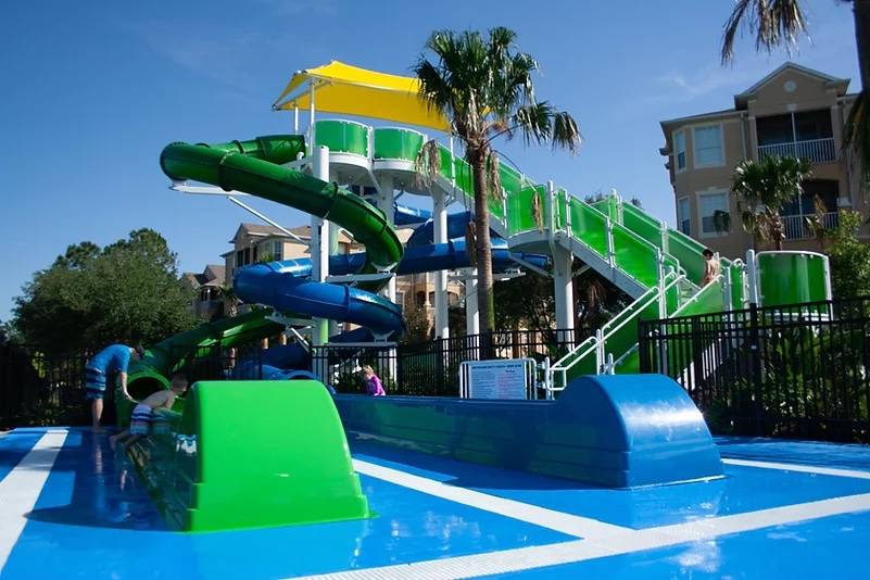 Waterslides at Windsor Hills