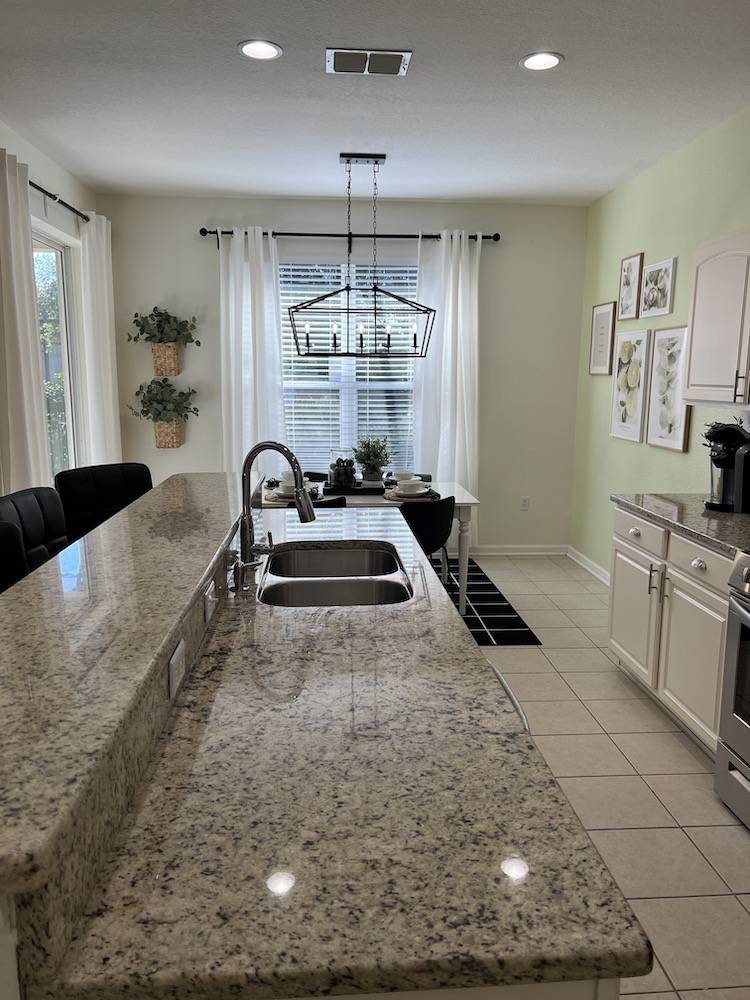Kitchen at Memory Lane Villa in Windsor Hills Vacation Rental Community Florida