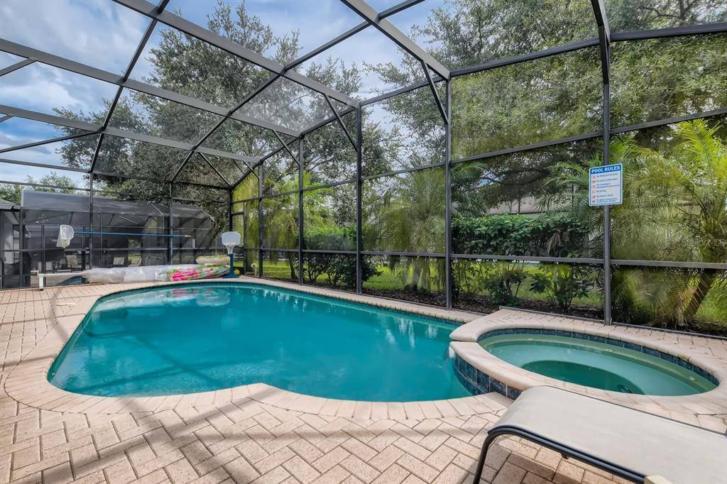 Memory Lane Villa Pool and Hot Tub in Windsor Hills Vacation Rental Home Community