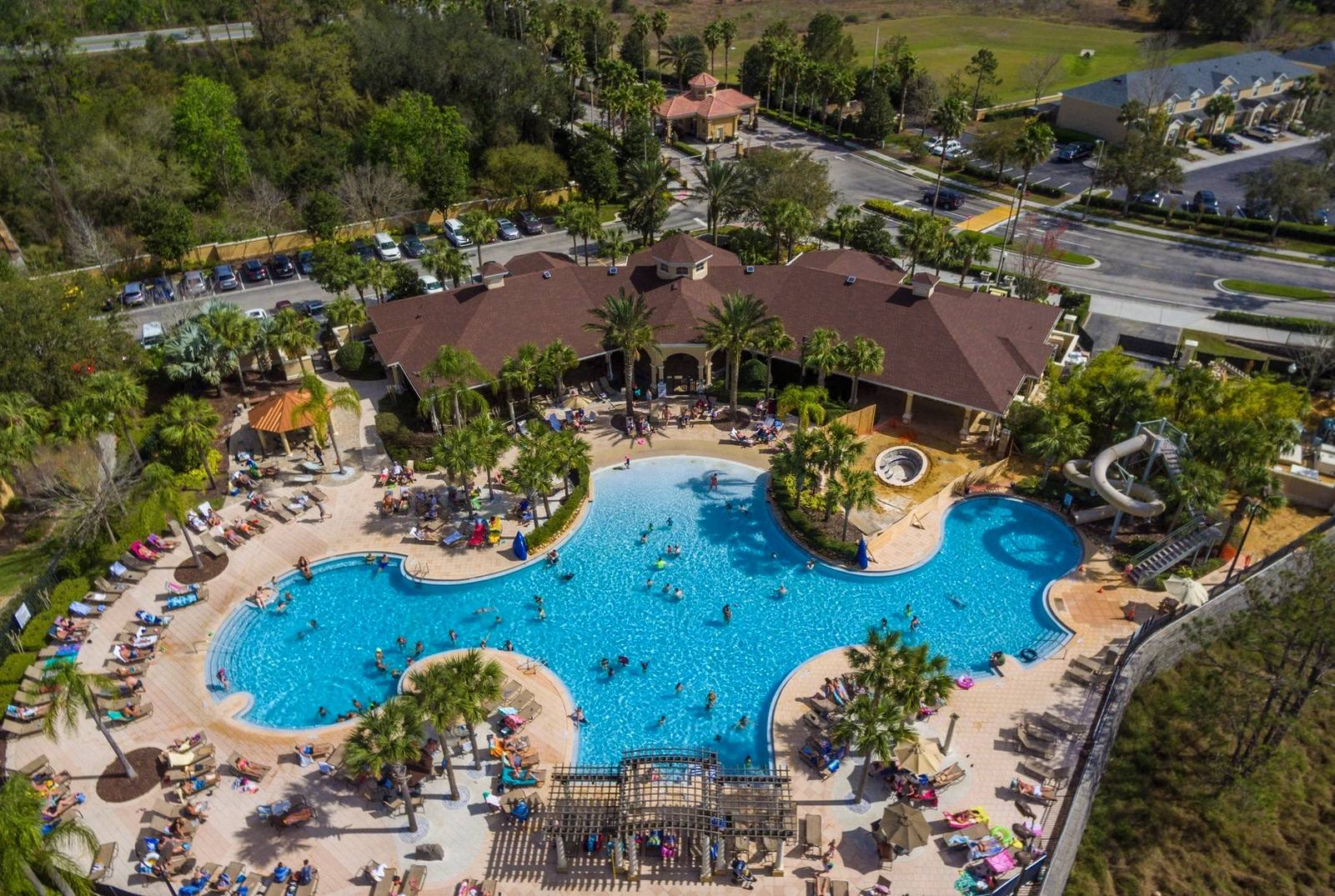 Windsor Hills Pool Ariel View