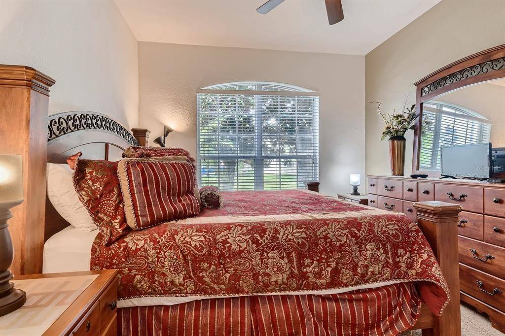 King Sized Bedroom at Memory Lane Villa in Windsor Hills Vacation Rental Community Florida